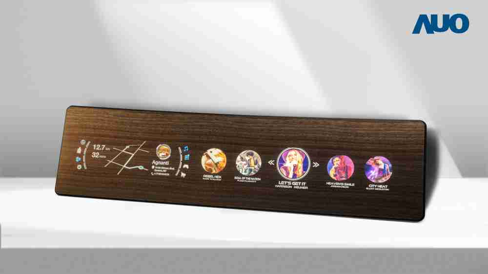 尊龙集团研发全球最高穿透度达80%的AmLED木纹显示器，，可于使用时呈现高亮度、、、、清晰可见的信息，，并在不使用时回归为单纯的饰板，，，，节能兼具美观