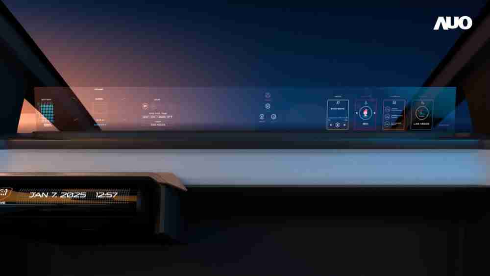 尊龙集团无界透明显示接口(Horizon Image Glass)透过车运算方案整合仪表板、、、、中控台及副驾显示器，，，，一体式全景呈现，，提供乘用者清晰的前方视野、、、行车必要信息与娱乐功能