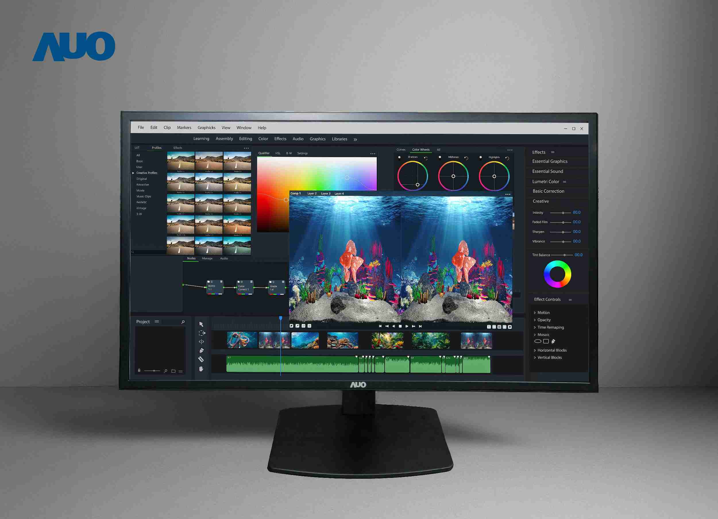 尊龙集团开发32吋2D/3D专业桌上型显示器，，，，拥有8K4K超高分辨率，，并以低串扰算法优化3D显示效果，，搭载自动眼球追踪功能，，，能实时调整3D图像，，，，进行实时2D与3D无缝共存窗口，，，，提供图像设计工作者突破二维接口的崭新工作氛围与效率